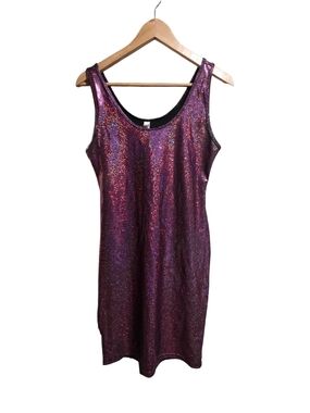American Apparel Shimmery Tank Mini Dress Size L